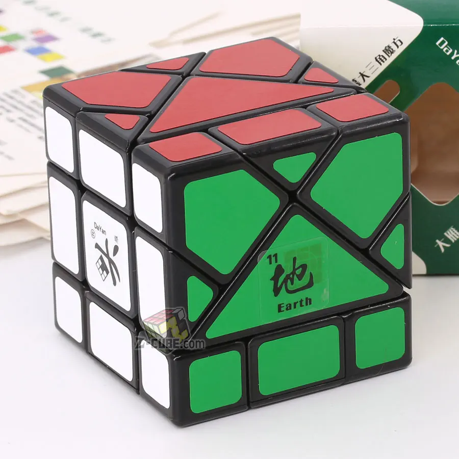 Earth(Black) Магический куб головоломка Даян Бермуды 3x3x3 головоломка специальная странная форма кубик обучающий твист мудро игрушка игровой куб мастер коллекция - Цвет: Earth(Black)