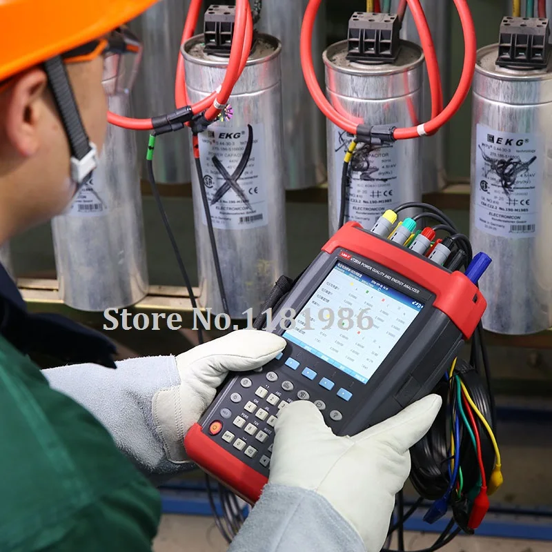 UNI-T UT285A UT-285A Трехфазный Анализатор качества энергии и мощности 0,1~ 1000 в