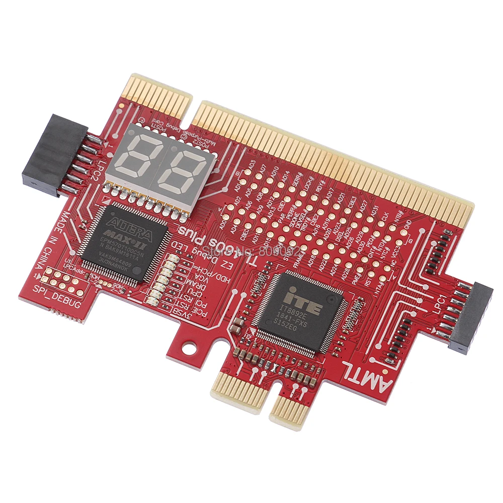 Материнская плата PCI/PCIE/Mini PCIE/LPC PC анализатор диагностическая карта для универсального настольного ноутбука Тестовая отладочная карта