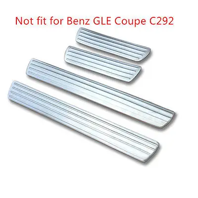 

2015-16 For Benz GLE w166 Steel Door Inside Scuff Plate Cover threshold Sill New