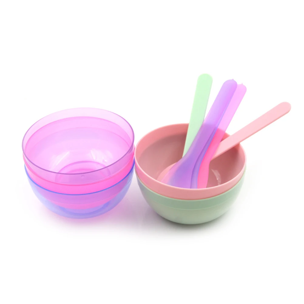

2 Sets (1 Bowl +1 Stick ) Slime Plasticine Vent Mud Tool Mix Bowl Stirrer Creative Clay Educational Toy