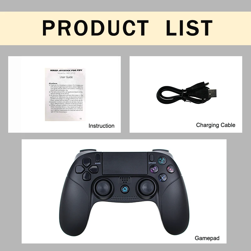 Беспроводной Bluetooth контроллер Джойстик для PS4 Геймпад Sony PlayStation4 PS3/Win 10/7/8 ПК |
