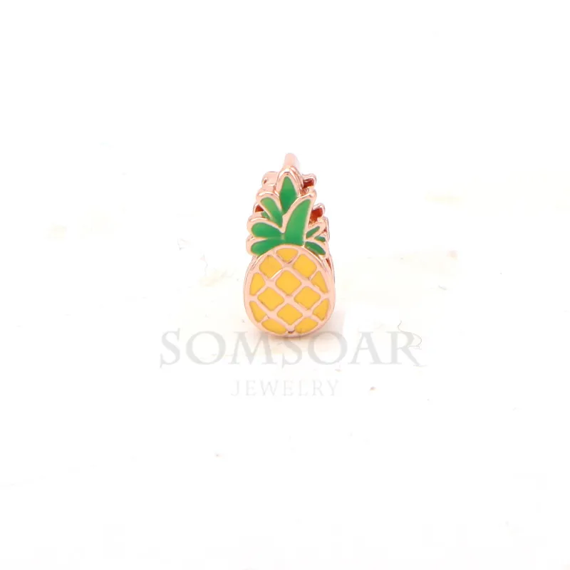 Somsoar ювелирные изделия ананас удобные подвески подходят для кожи плетеный