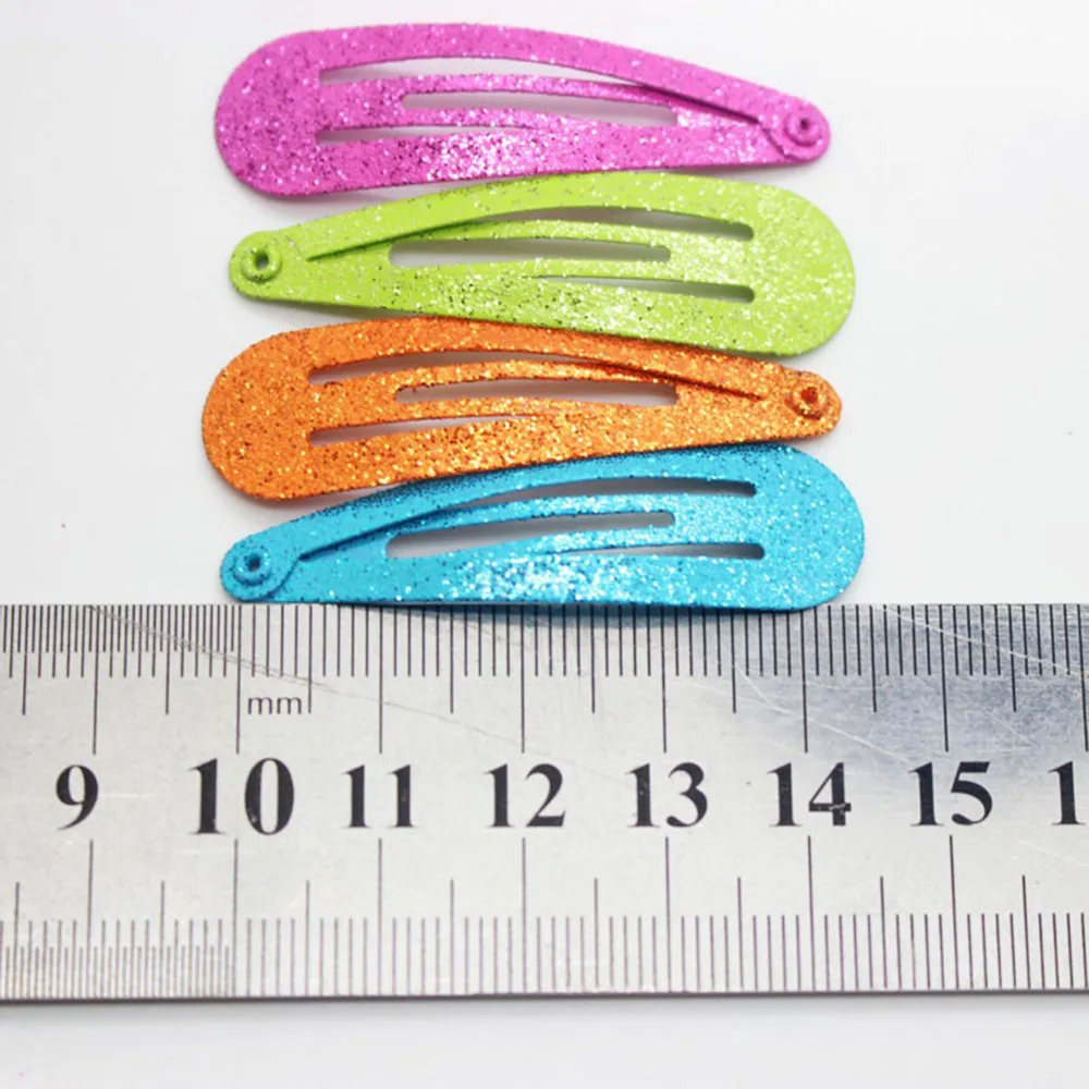 

12pcs Glitter Hairpins Snap Hair Clip for Children Kids Hair Clip Pins for Baby Girls Hair Accessories Cute Metal Barrettes