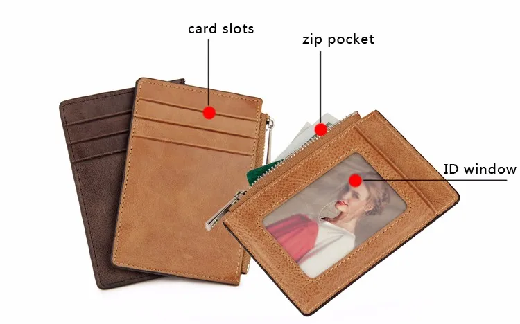 Брендовый мужской кошелек, RFID Блокировка, натуральная кожа, тонкий кошелек, маленький ультра-тонкий компактный кошелек, держатель для карт, Мужской дизайнерский Кошелек для монет