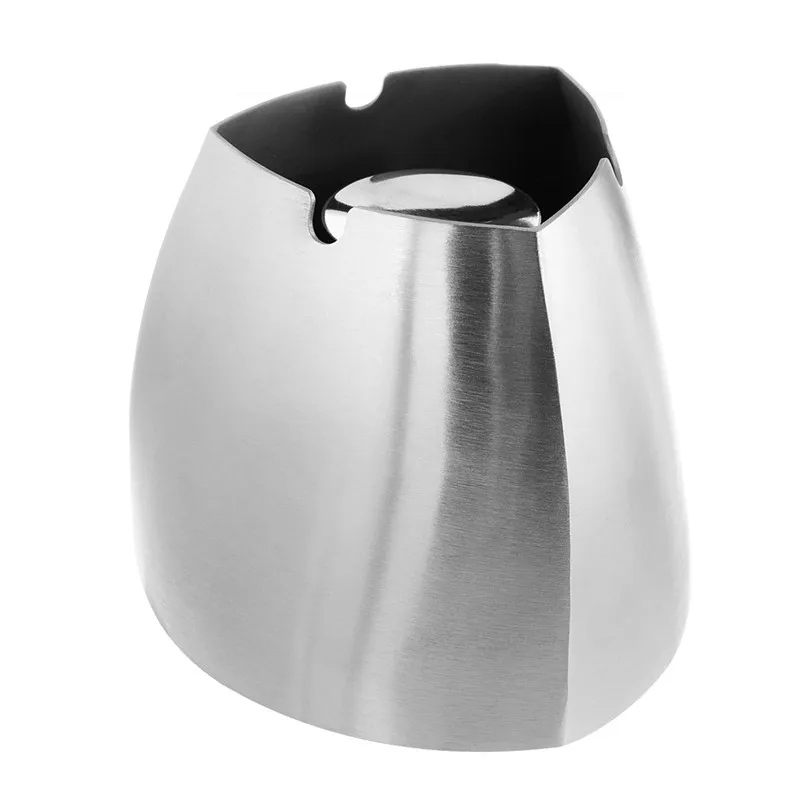 

Newest Home Used Ashtray Stainless Steel Ashtray Metal 2019 Portable Removable Cleaning Medium Size Car Ashtrays Accessoories