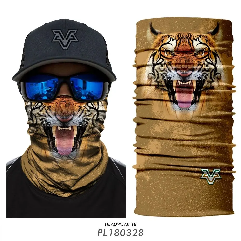 3D Seamless Bandana Mujer Tube Neck Warmer Animal Image Fishing Mask Sport Cache Cou Magic Cycling Balaclava Face Shield Braga | Спорт и