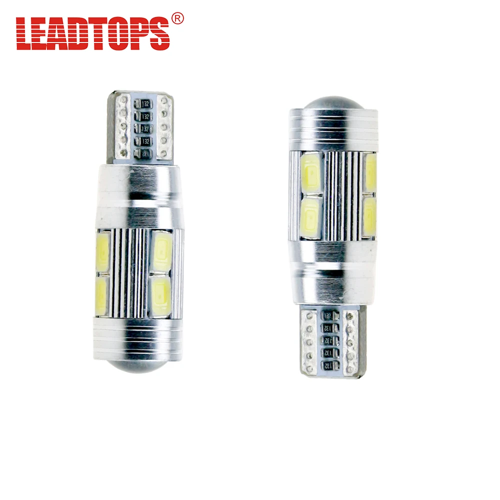 LEADTOPS T10 W5w светодиодный 4X автомобильный Стайлинг автоматические светодиоды s