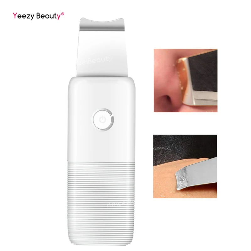 Ультразвуковая машина для пилинга кожи лица скруббер Очиститель лопаты угрей