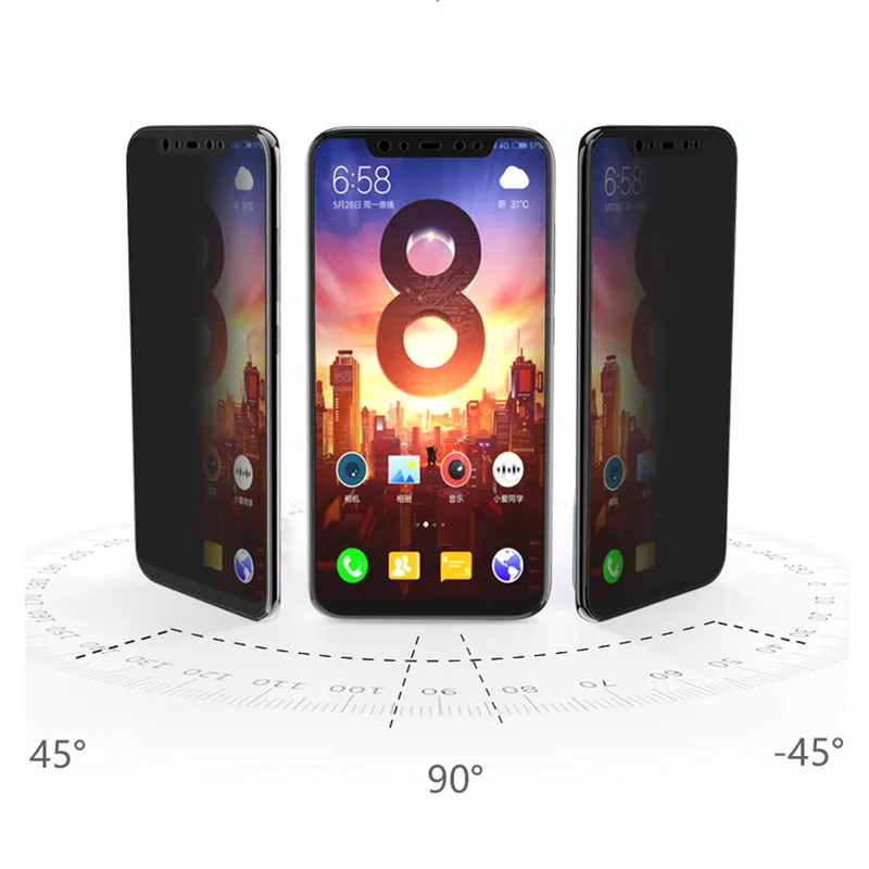 5D полное покрытие анти шпионское закаленное стекло для Xiao mi Red mi Note 7 mi 9 SE защитный чехол для экрана на mi 8 mi 9 mi X 3 2S стекло