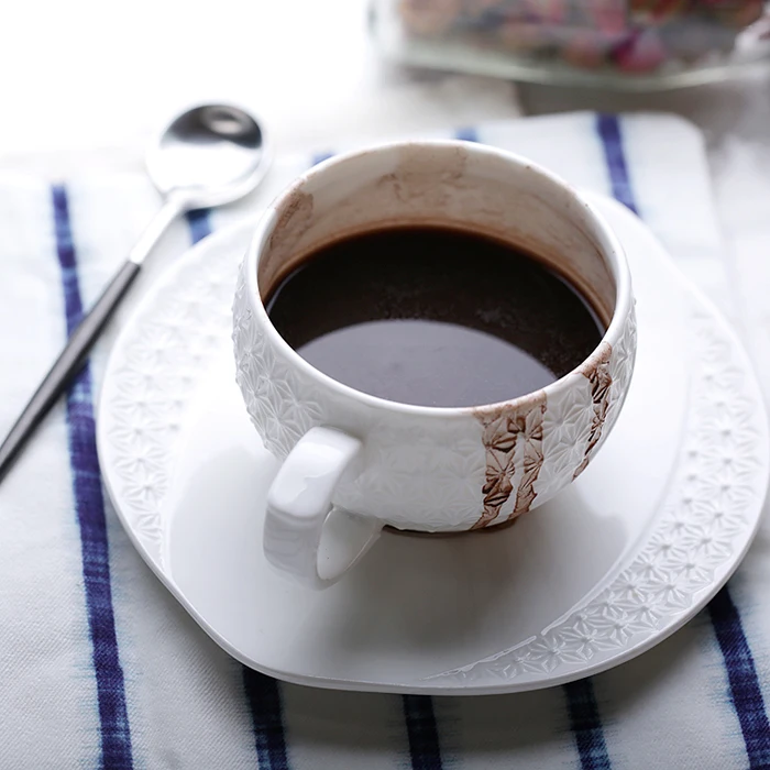 Personality White Coffee Mug Ceramic Milk Office Meeting Tea | Mugs