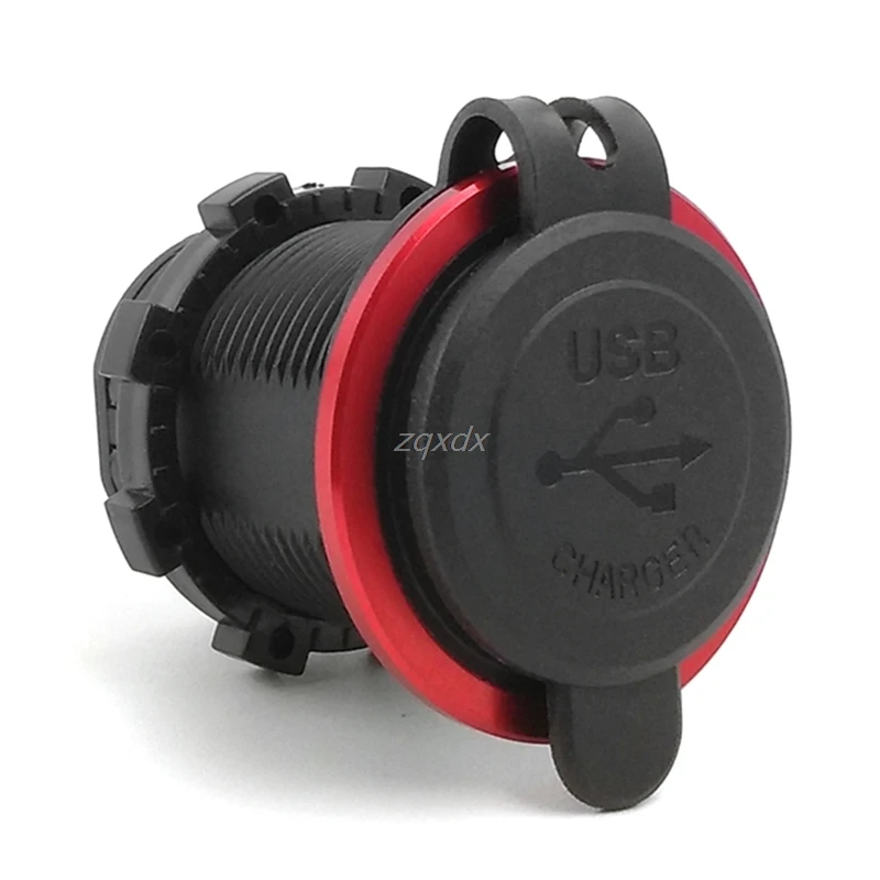 OOTDTY DC 12 В 24 В 4.2A Мотоцикл лодка автомобиль Dual USB зарядное устройство для мобильного телефона Tablet PC и Прямая поставка