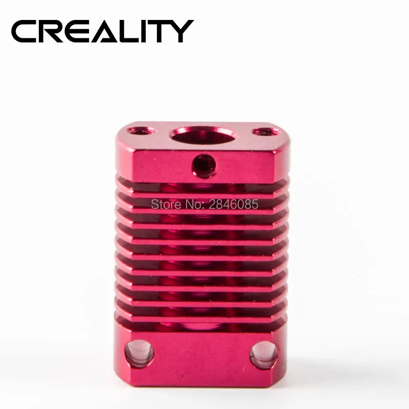 Creality 3D принтер Mk8 E3DV6 красный теплоотвод алюминиевый радиатор 23x20x12 мм для части