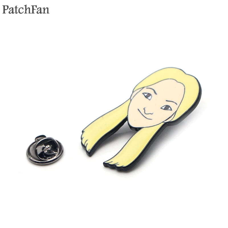 Patchfan друзья ТВ шоу центральный Перк цинковый галстук забавные булавки броши для рюкзака, одежды для мужчин и женщин Декоративные значки медали A1466