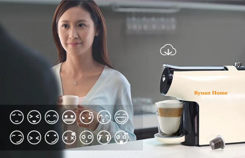 Светодиодный полностью автоматическая кофемашина Nespresso, эспрессо, Электрический Капучино/латте, Кофеварка