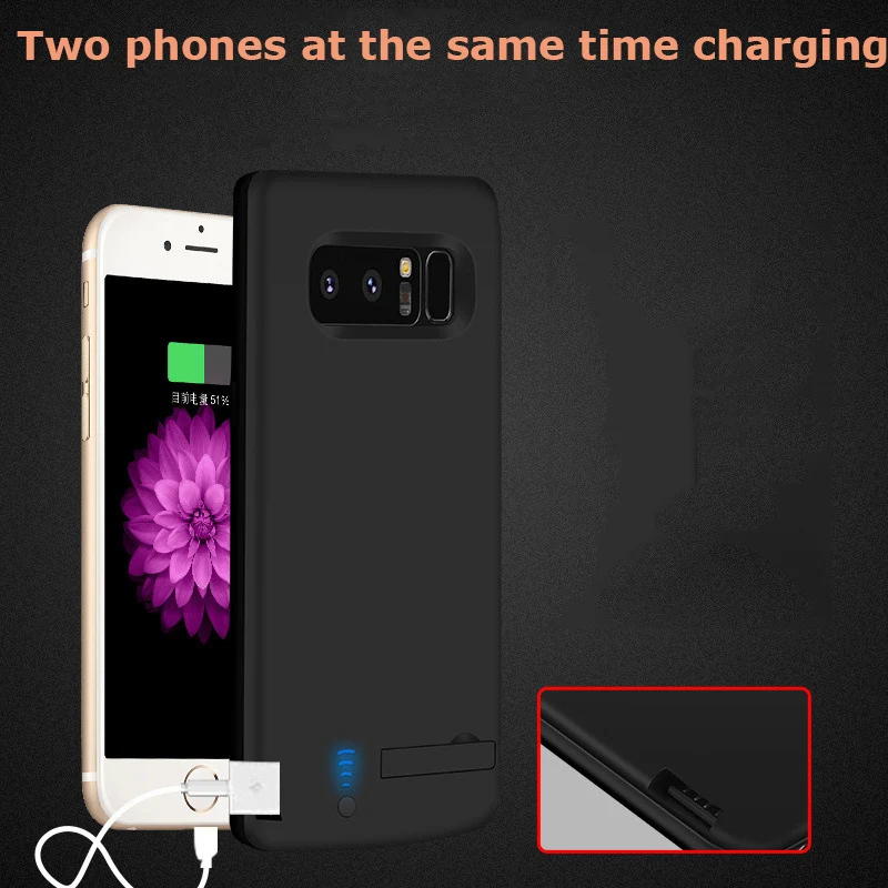 For Samsung note9/8 wireless charging treasure special ultra-thin convenient mobile phone shell fast charge for samsung 6500mAh |