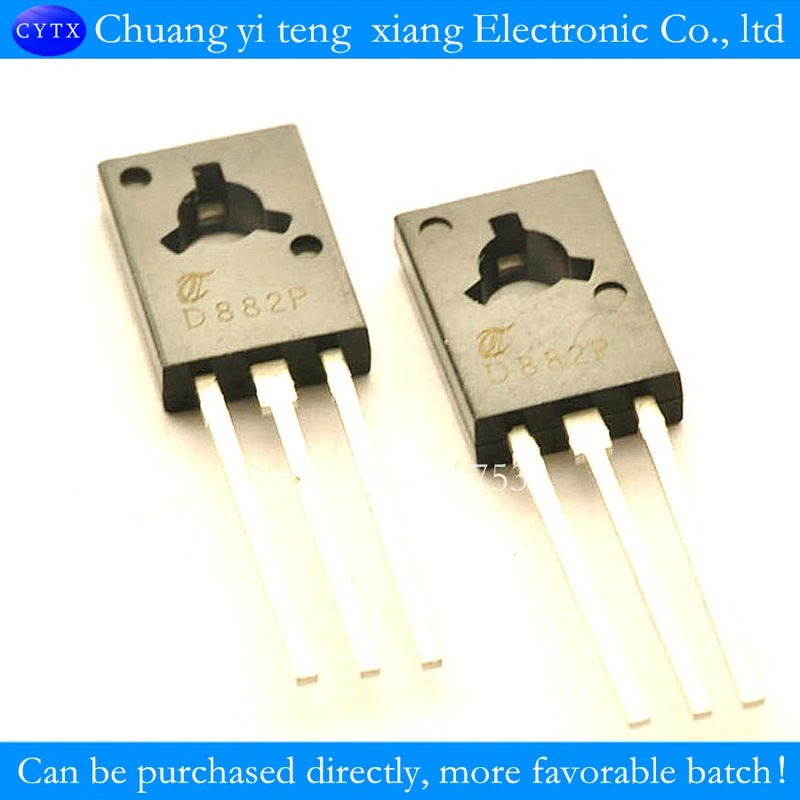 ТРАНЗИСТОР D882 2SD882 3A/40В NPN tube () 10 шт./лот|transistor d882|transistor tubelot lot |