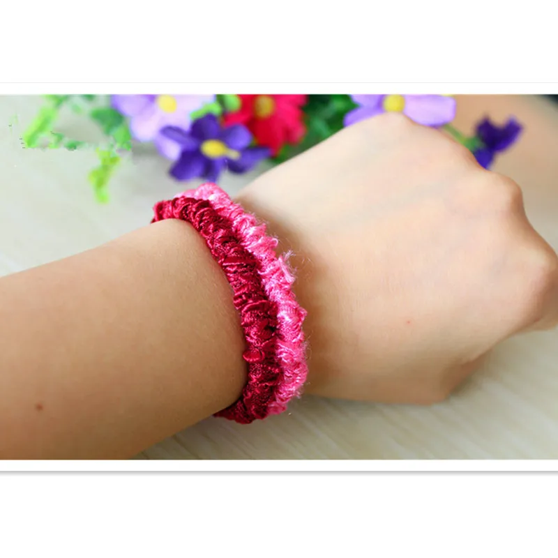 Cute Trendy Warm Soft Polyester Cotton Elastic Hair Rope Band Accessory Rubber Princess Girls Headwear Free Shipping | Тематическая