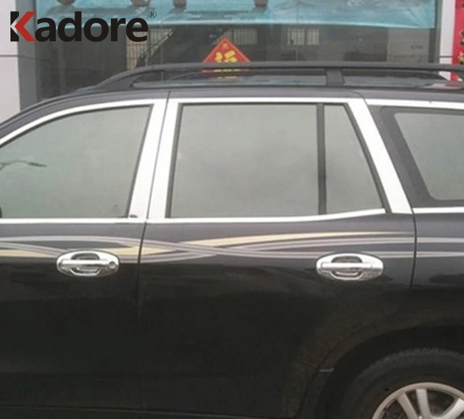 Подходит для hyundai Santa Fe 2001 2002 2003 2004 2005 2006 ABS Хромированная дверная ручка Чаша Крышка отделка внешние аксессуары