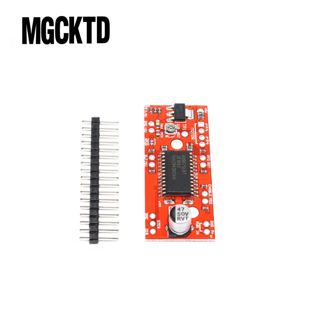 10 шт./лот A3967 EasyDriver Драйвер шагового двигателя V44 макетная плата