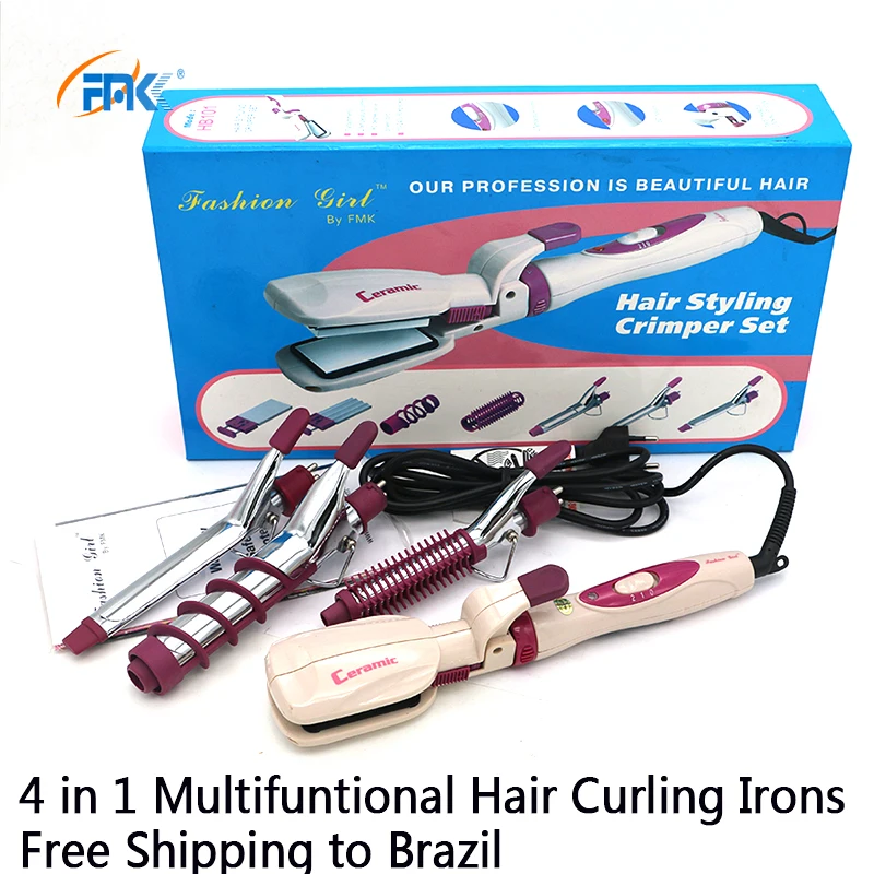 FMK фирменного дизайна Pro многофункциональные щипцы для завивки волос Магия