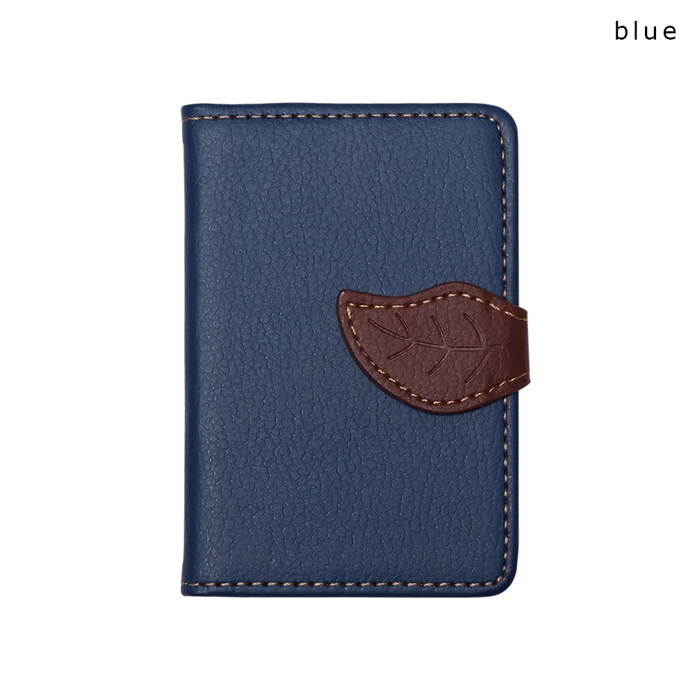A-Blue Эластичный клейкий карманный мобильный телефон держатель карты Кожевенная кредитная карта, карман, держатель чехол для мобильного телефона модный аксессуар - Цвет: A-Blue