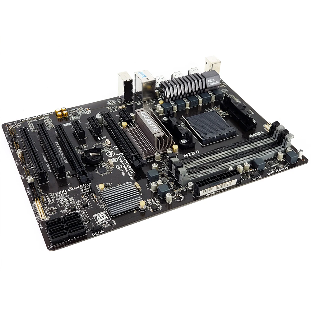Материнская плата Gigabyte GA-970A-DS3P для настольного компьютера 970A-DS3P AMD AM3 + 970 FX Phenom II DDR3