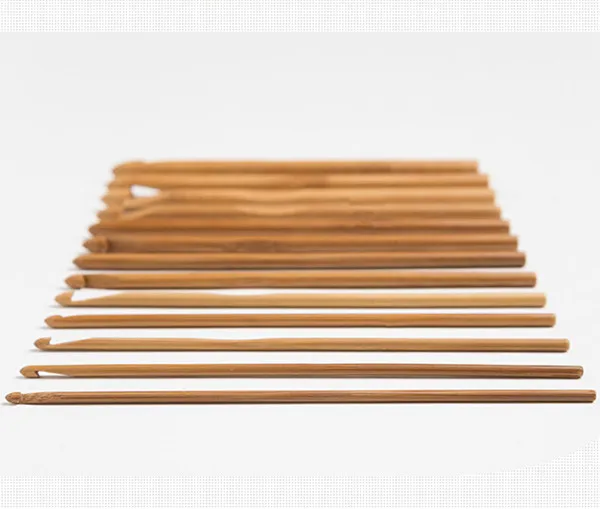 Бамбуковые крючки для вязания крючком 12 размеров 1 комплект | Дом и сад