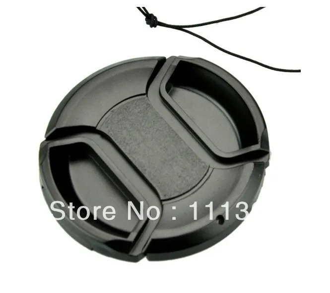 free shipping 52mm  Snap-On Front Lens Cap For Canon Nikon Sony Camera with Cord new for Canon Nikon Sony Pentax Olympus images - 6