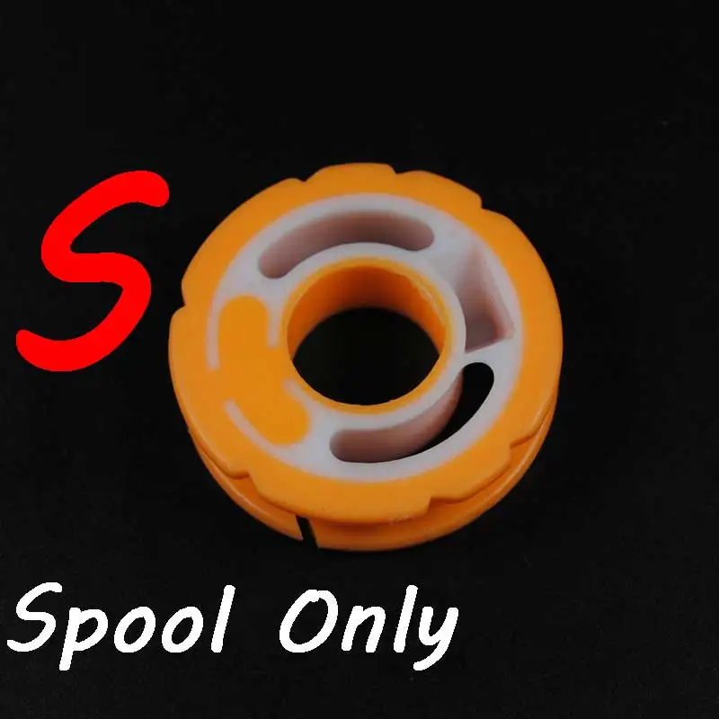only 6 small spools Премиум Круглый Силиконовый основной поводок для хранения снастей коробка S L лески держатели рыболовные снасти - Цвет: only 6 small spools