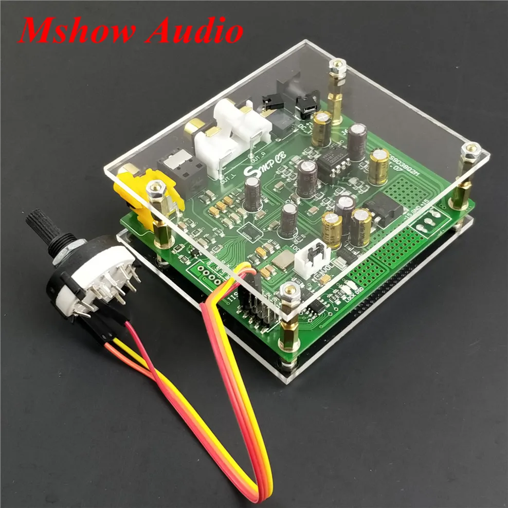 Новый ES9038 ES9038Q2M DAC декодер плата поддержка IIS DSD DOP 384 кГц Бесплатная