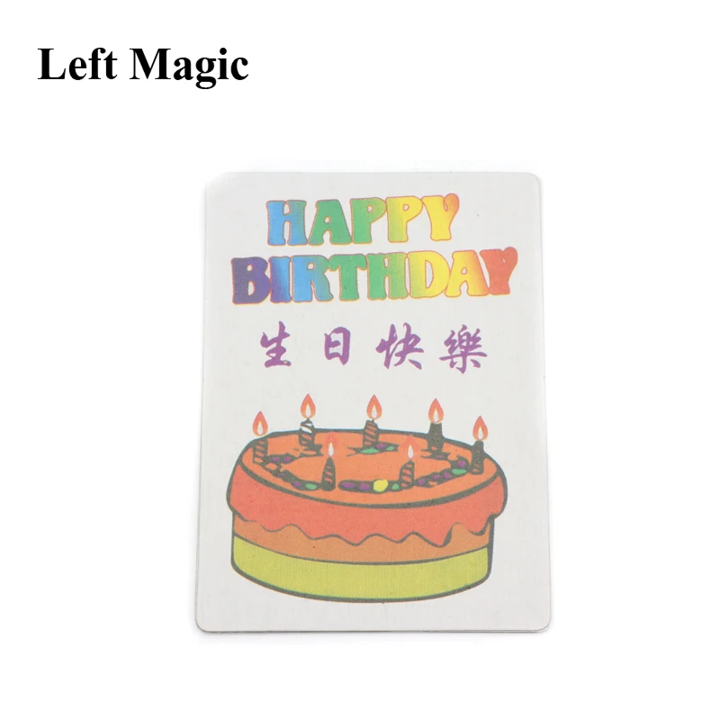 5 компл./лот с днем рождения карты Группа предсказание волшебный трюк волшебные