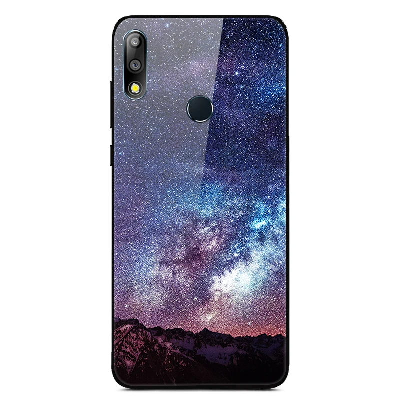 Для Asus Zenfone Max Pro M2 ZB631KL чехол из закаленного стекла с изображением планеты космос, стеклянный чехол на заднюю панель для Asus ZB631KL ZB 631KL ZB 631 KL