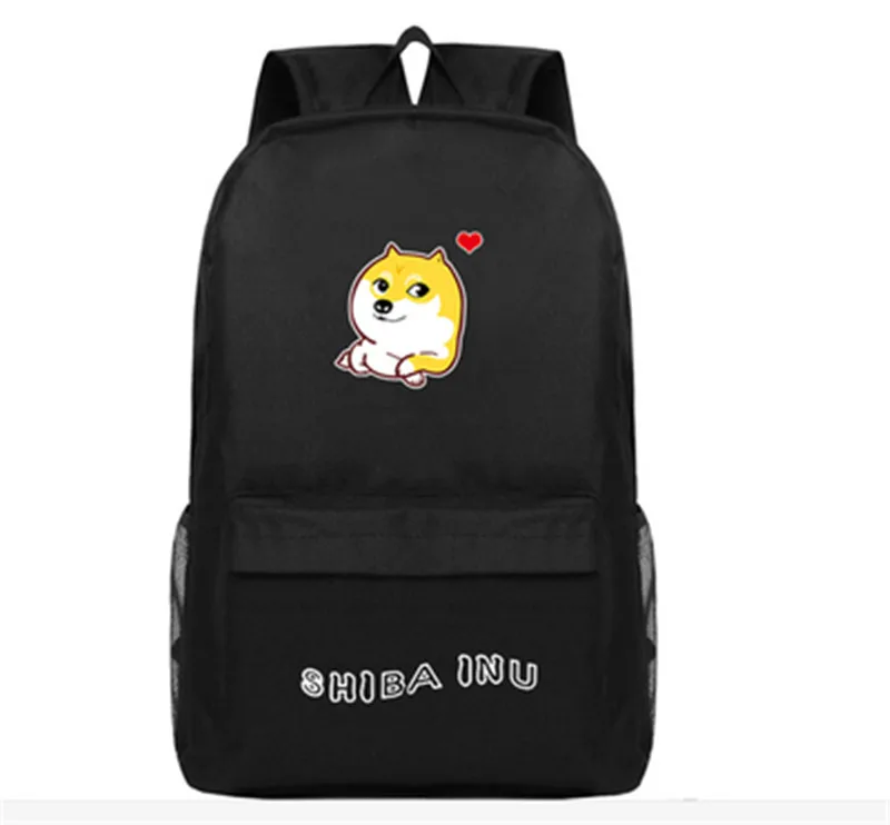 Style 6 Shaba Inu прекрасный Muco Dog Corgi Doge рюкзак USB Сумка дорожная школьная сумка USB модная школьная Повседневная сумка для ноутбука подарки - Цвет: Style 6