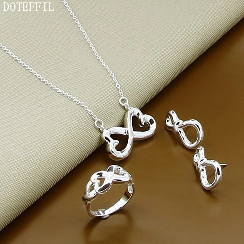Комплект из колье и серёг серебра 925 пробы|fashion jewelry set|jewelry setsjewelry sets fashion |