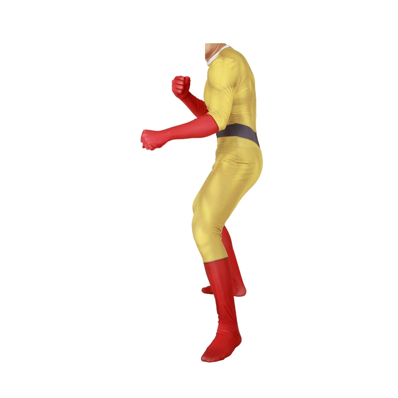Kids Adult Game Bodysuit ONE PUNCH-MAN Cosplay Halloween Japanese Anime One Punch-Man Super Hero Zentai Costum Jumpsuits | Тематическая