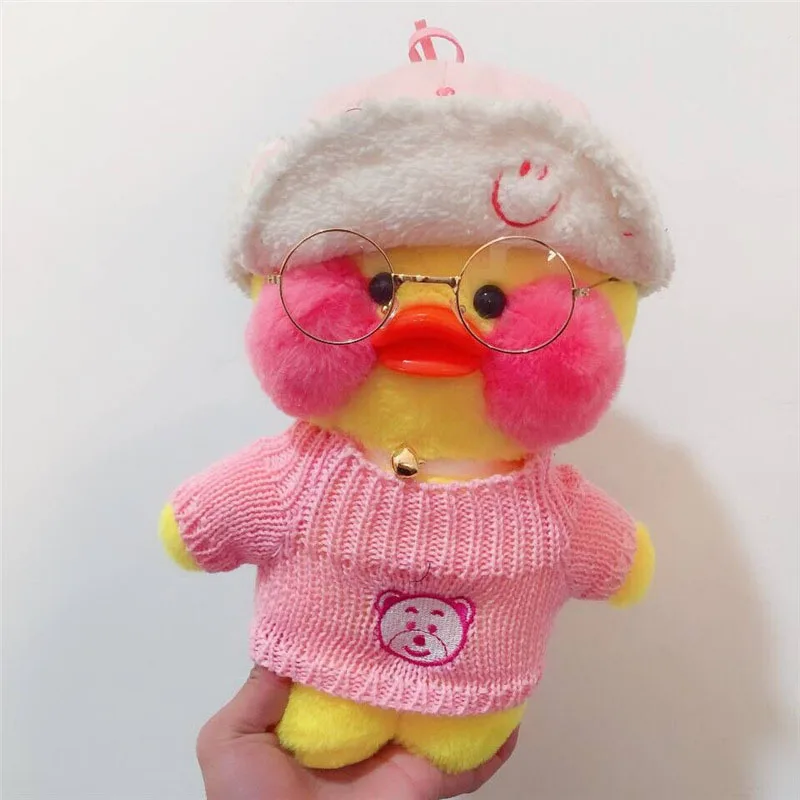 22 Kawaii LaLafanfan кафе утенок плюшевая игрушка милые животные желтая утка мягкие куклы игрушки Рождественский подарок на день рождения для детей - Цвет: 22