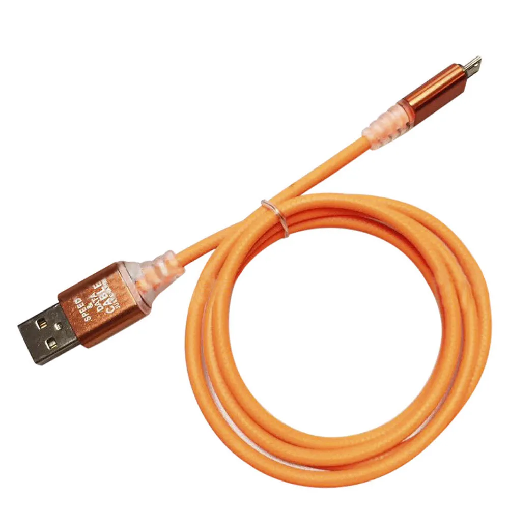 HIPERDEAL USB к Mirco USB зарядное устройство светодиод Видимый поток света Micro usb зарядный кабель синхронизации данных для Android телефона ПК кабель BAY14 - Цвет: D