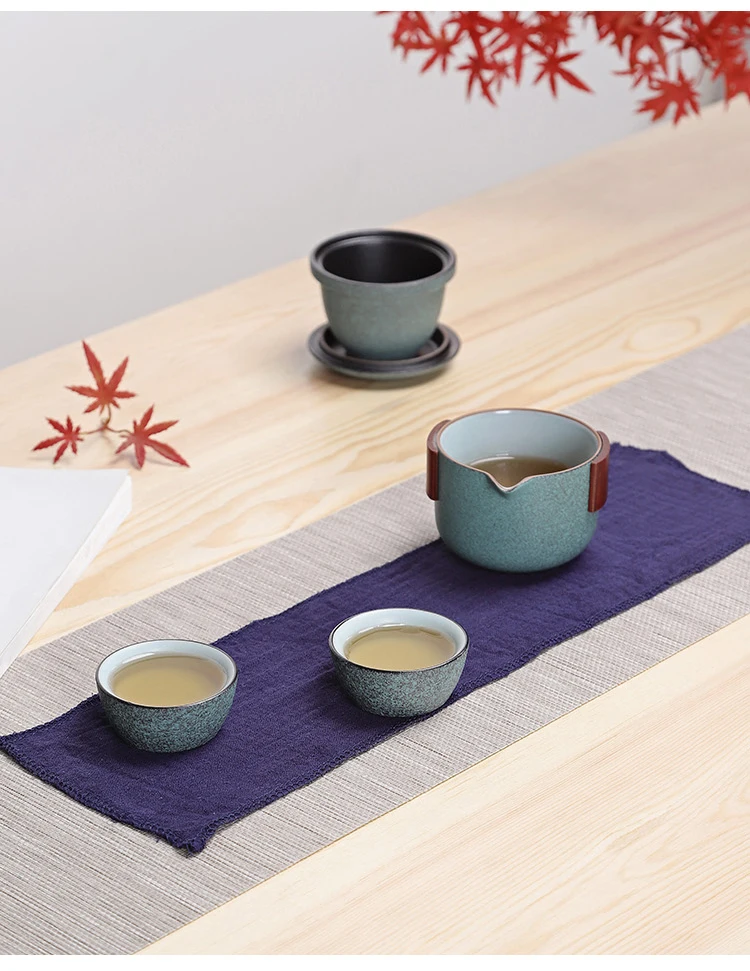 TANGPIN керамический чайник gaiwan, чайная чашка, фарфоровый чайный сервиз gaiwan, портативный чайный набор для путешествия, посуда для напитков