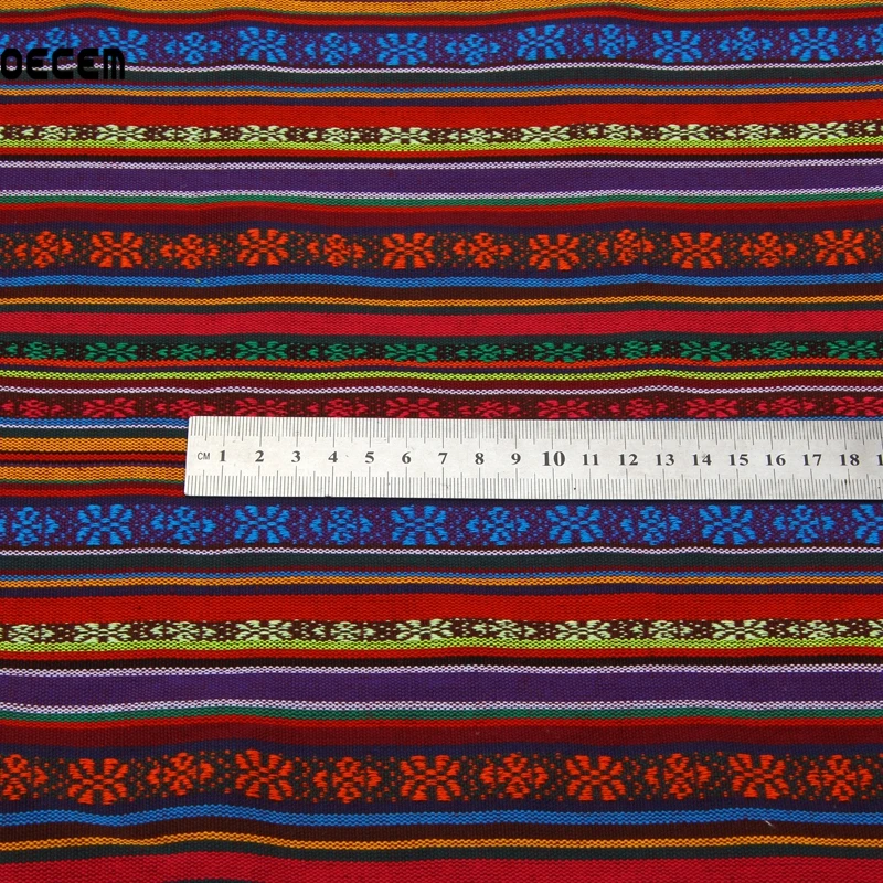 Oecem хлопок белье Ткань для пэчворка Лоскутное Вышивание диван ткань лен tissus