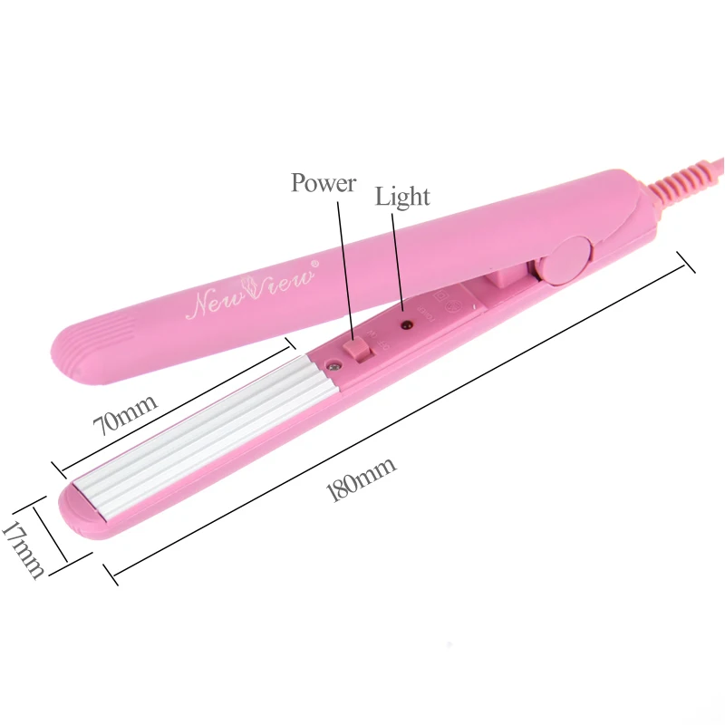 NewView мини бигуди для волос стайлер Розовый Электрический гофрированного щипцы