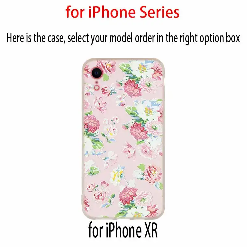 Чехол с красивыми летними цветами силиконовый мягкий чехол для iPhone 12 11 Pro X XS Max XR 8 7