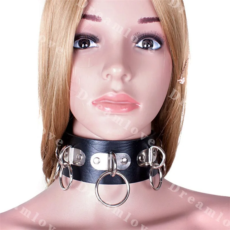 Мужской ошейник чокер металлическая кольца в стиле панк рок повязка на шею для
