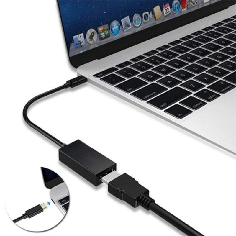 Черный USB C Type к HDMI HDTV видео адаптер конвертер кабель для Android смартфона или