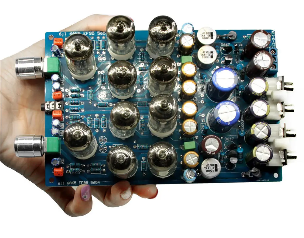 Douk аудио 10 шт. 6J1 вакуумная трубка наушники Предварительный усилитель HiFi стерео