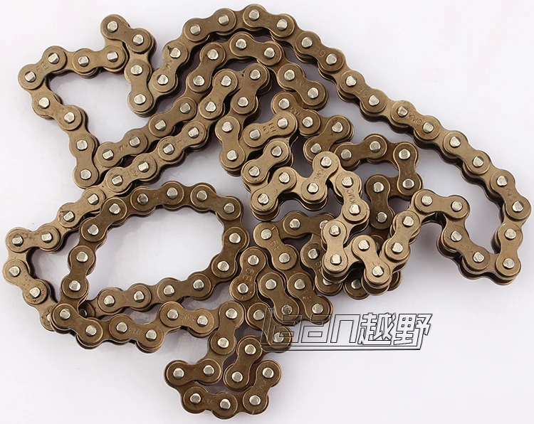 25 H chaine avec запасная master Link 47cc 49cc 2 temps moteur ATV Quad Dirt Go Kart Pocket Mini moto r Bike moto section144