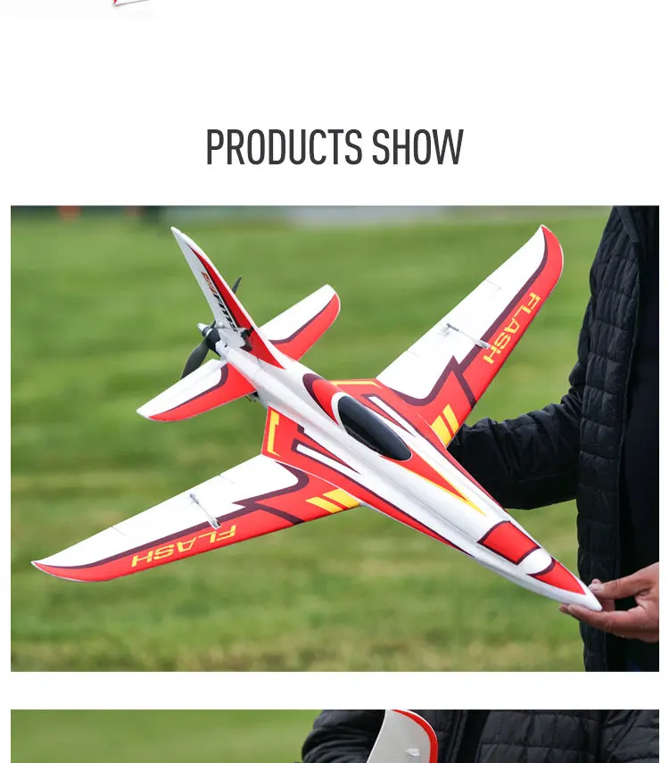 Радиоуправляемый самолет FMS Plane 850 мм Flash Racing Racer высокая скорость до 180 км/ч FPV готов с гироскопом балансировочная модель самолет для хобби Avion