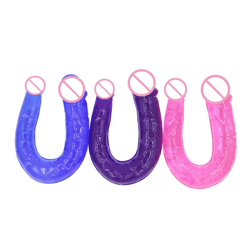 Секс игрушки супер длинный фаллоимитатор с двойной головкой реальный пенис