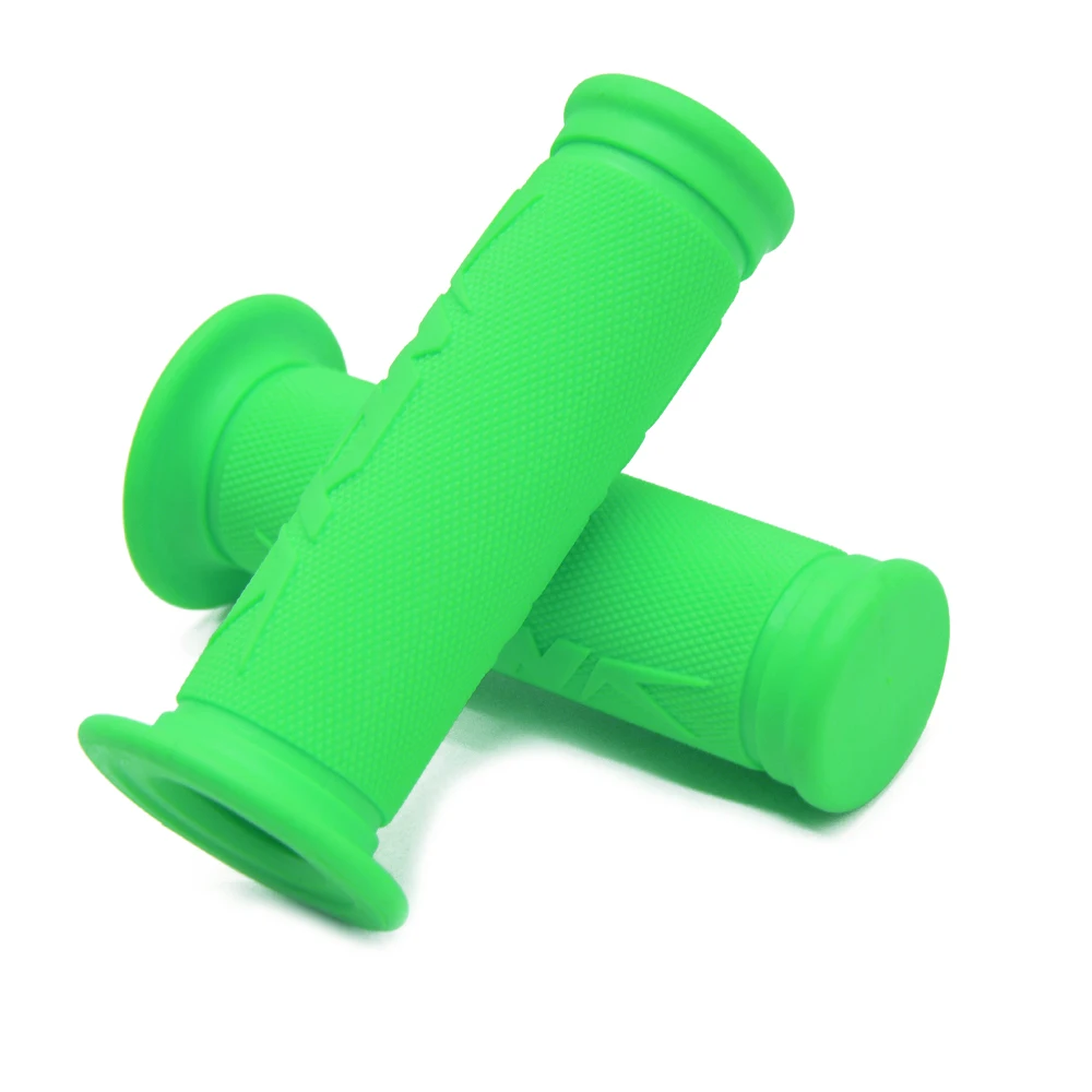 22MM Green 22 мм, резиновая ручка, рукоятка, рукоятка, рукоятки для Пита, грязи, мотоцикла, черная ручка, рукоятка, рукоятка, руль - Цвет: 22MM Green