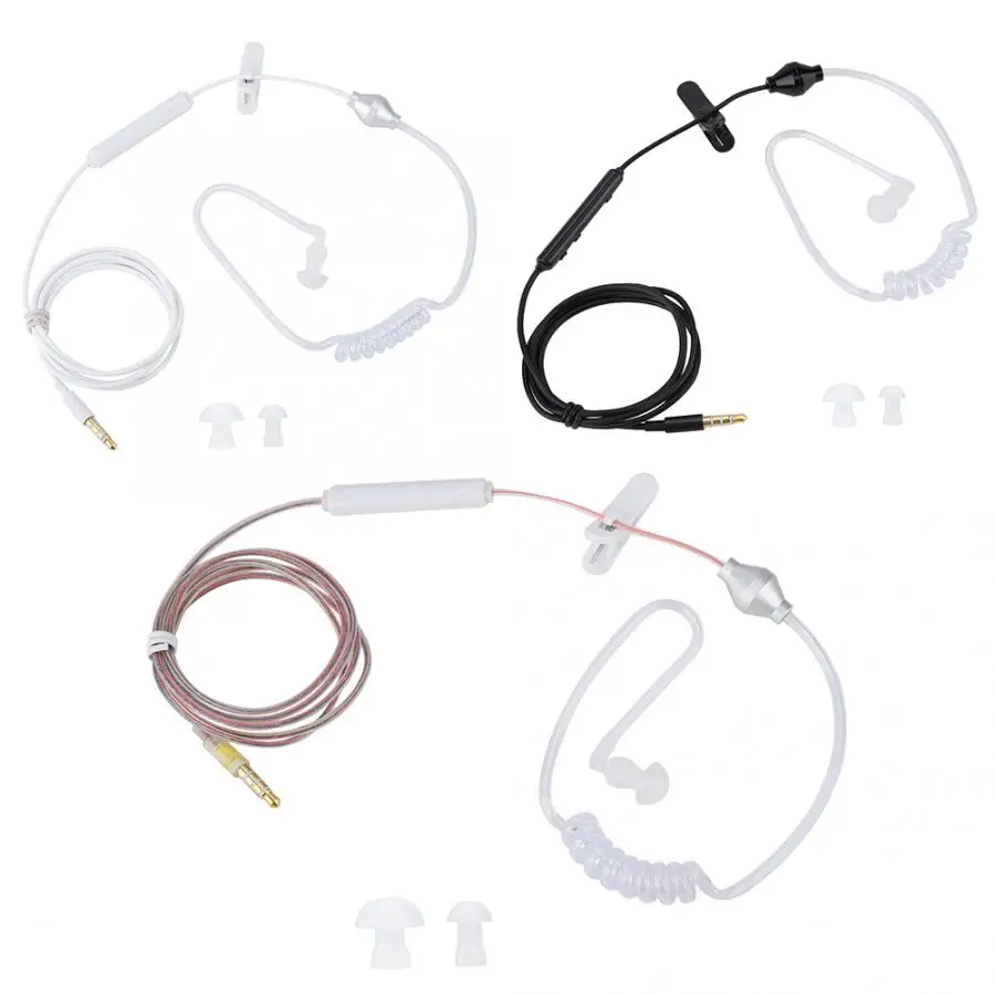 Наушники вкладыши Auriculares наушники с воздушной трубкой и микрофоном для IOS